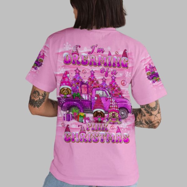 2025 Christmas I'm Dreaming Of A Pink Christmas Shirt