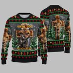 2025 Christmas It Ain't Over Until God Says It's Over Christmas Ugly Sweatshirt