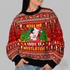2025 Christmas Kiss Me Under The Mistletoe Christmast Ugly Sweatshirt 2