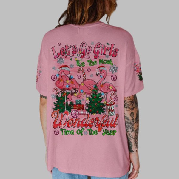 2025 Christmas Let's Go Girls It's The Most Wonderful Time Of The Year Shirt