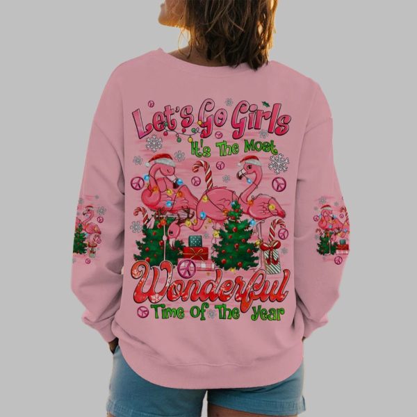 2025 Christmas Lets Go Girls Its The Most Wonderful Time Of The Year Shirt 3