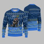 2025 Christmas Man Warrior Of God A Child Of God A Man Of Faith Christmas Ugly Sweatshirt