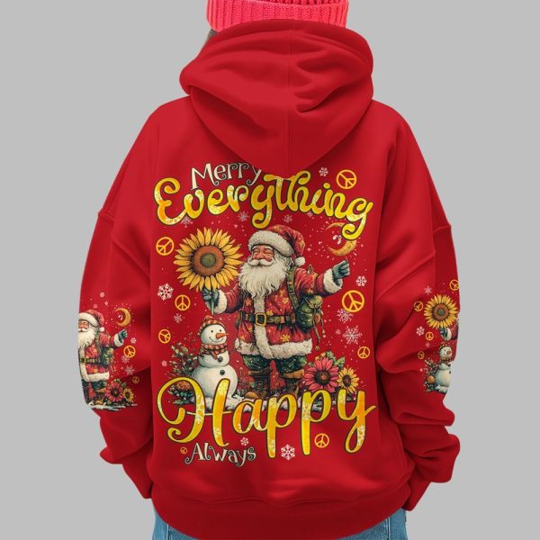 2025 Christmas Merry Christmas Happy Always Santa Shirt 4
