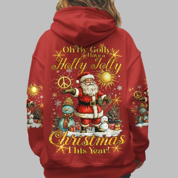 2025 Christmas Oh My Golly Have A Holly Jolly Christmas This Year Shirt 4