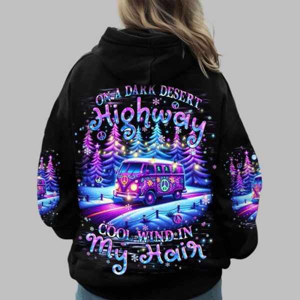 2025 Christmas On A Dark Desert Cool Wind In My Hair Shirt 5