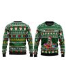 2025 Christmas Raccoon Live Fast Eat Trash Ugly Christmas Sweater 1 2