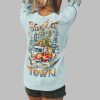 2025 Christmas Santa Claus Is Coming Too Town Shirt 3