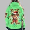 2025 Christmas Santas Favorite Hot Mess Cow Shirt 5