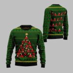 2025 Christmas Santas Yoga Ugly Christmas Sweater