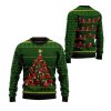 2025 Christmas Santas Yoga Ugly Christmas Sweater 1 2