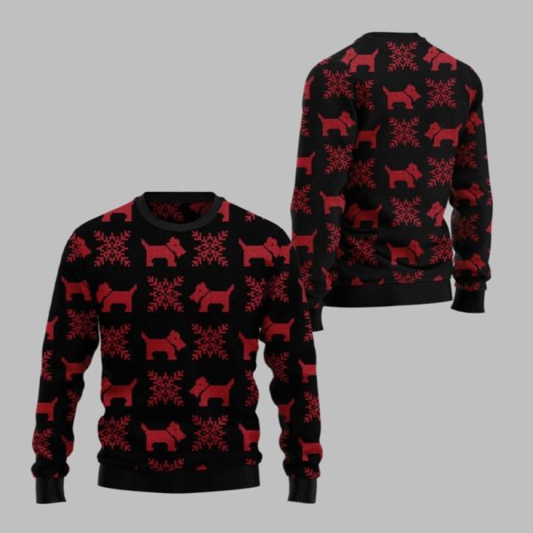 2025 Christmas Scottish Terrier Christmas Ugly Christmas Sweater 1 1