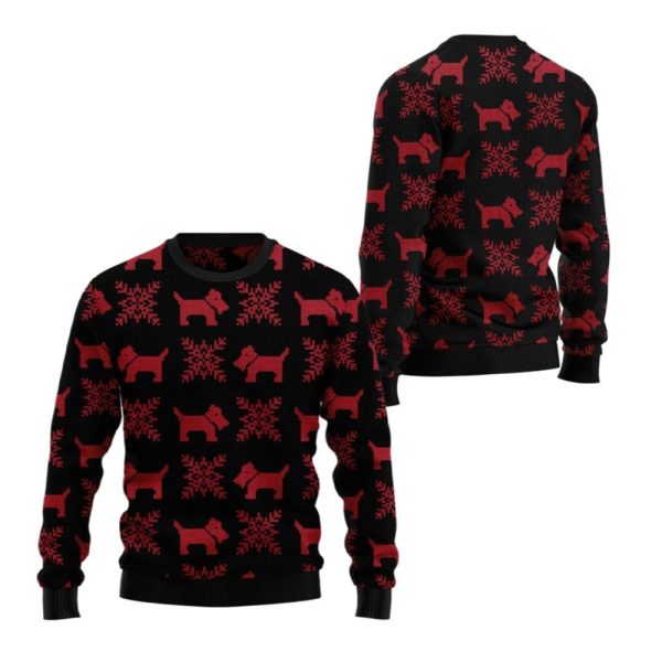 2025 Christmas Scottish Terrier Christmas Ugly Christmas Sweater 1 2