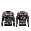 2025 Christmas Skull Christmas Ugly Christmas Sweater 1 2