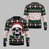 2025 Christmas Skull Xmas Hohoho Ugly Christmas Sweater 1 1