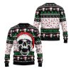 2025 Christmas Skull Xmas Hohoho Ugly Christmas Sweater 1 2
