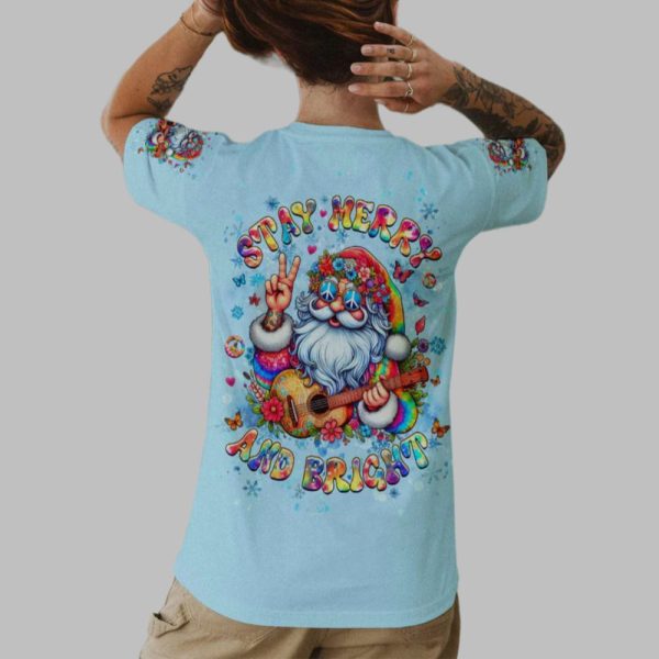 2025 Christmas Stay Merry And Bright Shirt 2