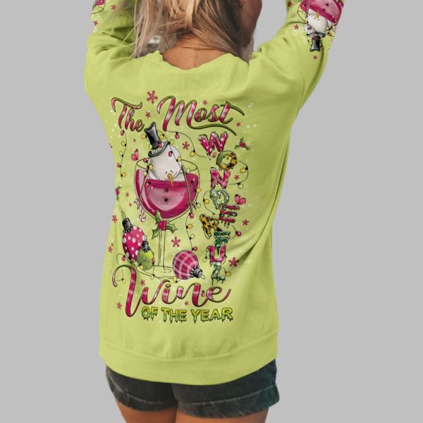 2025 Christmas The Most Wonderful Wine Of The Year Shirt 3