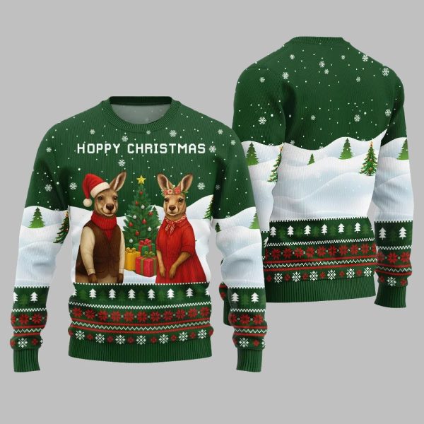 2025 Christmas Unique Hoppy Ugly Christmas Sweater 4