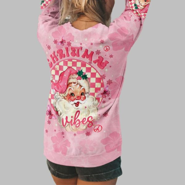 2025 Christmas Vibes Santa Shirt 3