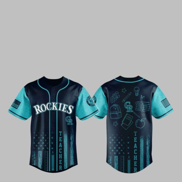 2025 Colorado Rockies Teacher Appreciation Jersey 1 1