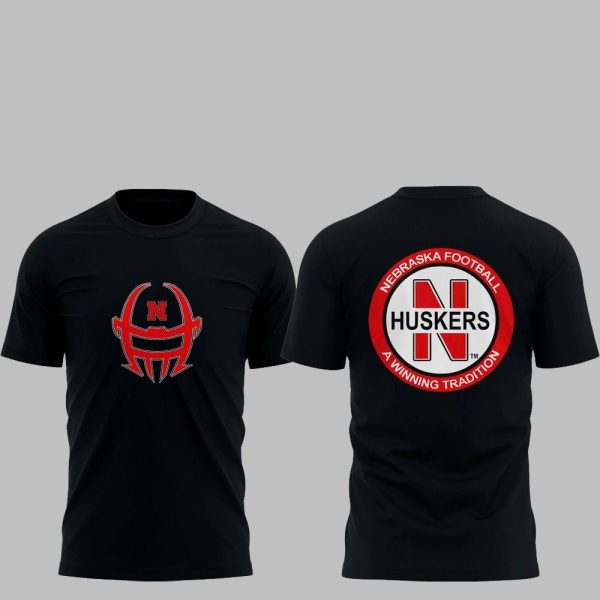 2025 Cornhuskers Coach Matt Rhule Helmet Nebraska Football A Winning Tradition Shirt 1