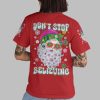 2025 Dont Stop Believe Claus Christmas Shirt 2