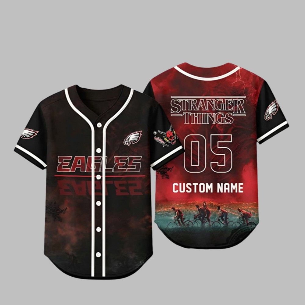 2025 Eagles Stranger Things Jersey 1 1 2025 Eagles Stranger Things Jersey 1 1