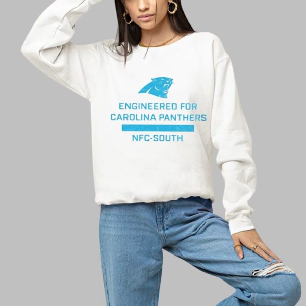 2025 Engineered For Carolina Panthers NFC South Shirt 1 a