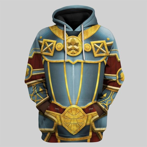 2025 Halloween Armor of Invulnerability Dungeons Dragons Cosplay Costume Shirt 4