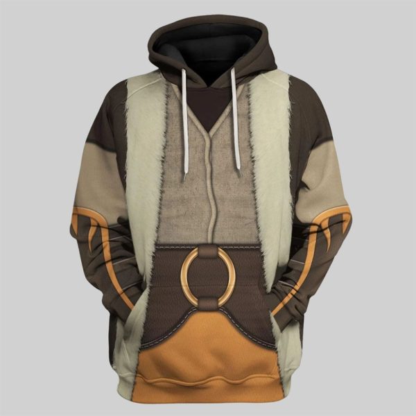 2025 Halloween Barbarian Dungeons Dragons Cosplay Costume Shirt 4
