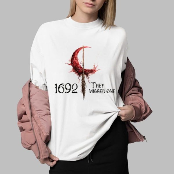2025 Halloween Blood 1692 They Missed One Shirt 0 2