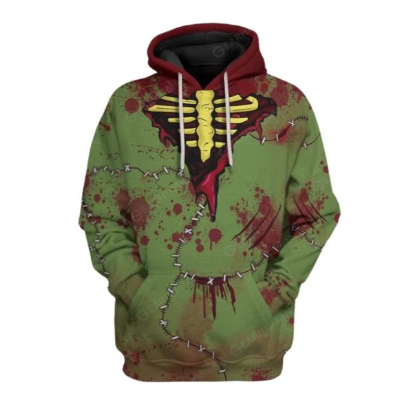 2025 Halloween Blood Stiches Costume Hoodie 1 2