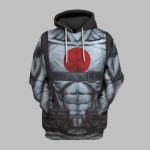 2025 Halloween Bloodshot Shirtless Straps Costume Hoodie