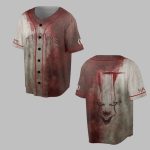 2025 Halloween Bloody Horror Clown Pennywise Jersey