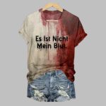 2025 Halloween Bloody Ist Nicht Mein Blut Shirt