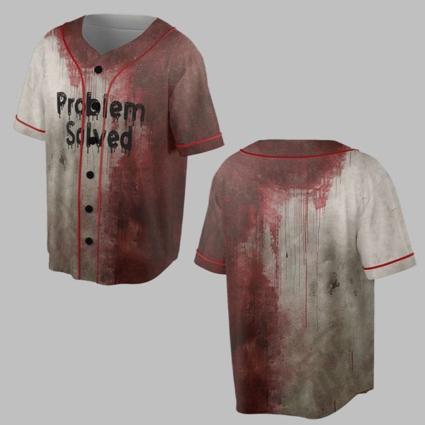 2025 Halloween Bloody Problem Solved Jersey 0