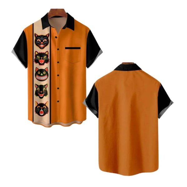 2025 Halloween Cat Hawaiian Shirt 1 2