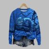 2025 Halloween Cat Print Sweatshirt 1 1