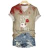 2025 Halloween Christian Faith Jesus Paid It All Bloodstain T Shirt 1 2