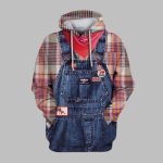 2025 Halloween Cow Boy Costume Hoodie