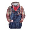 2025 Halloween Cow Boy Costume Hoodie 1 2