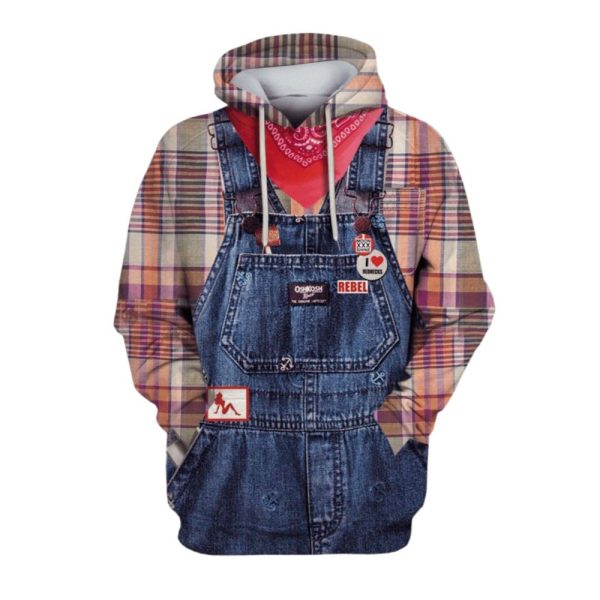 2025 Halloween Cow Boy Costume Hoodie 1 2