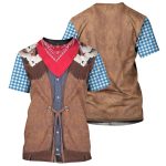 2025 Halloween Cowboy Costume Shirt