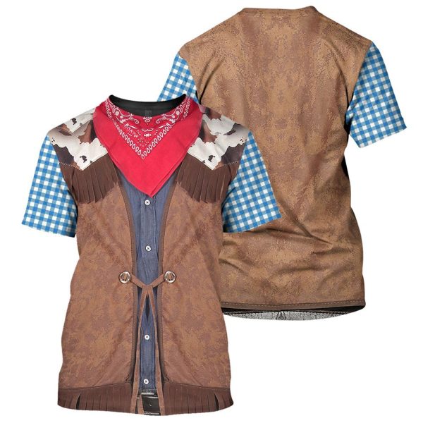 2025 Halloween Cowboy Costume Shirt 1