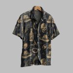 2025 Halloween Cowboy Skeletons Hawaiian Shirt