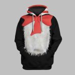 2025 Halloween Cute Red Bow Costume Hoodie