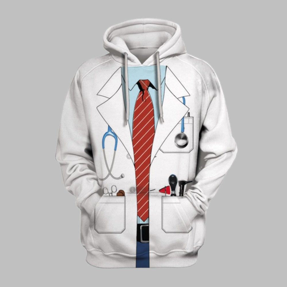 2025 Halloween DOCTOR Costume Hoodie 1 1 2025 Halloween DOCTOR Costume Hoodie 1 1