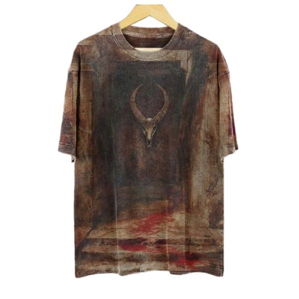 2025 Halloween Dark Horror Gothic Art Print T Shirt 1 2