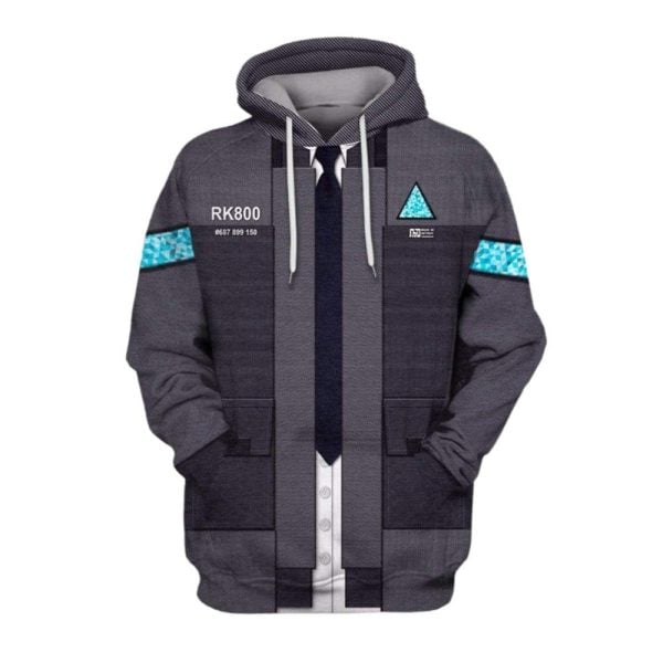 2025 Halloween Detroit Become Human Costume Hoodie 1 2