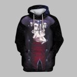 2025 Halloween FUNNY BLACK BACKGROUND Costume Hoodie